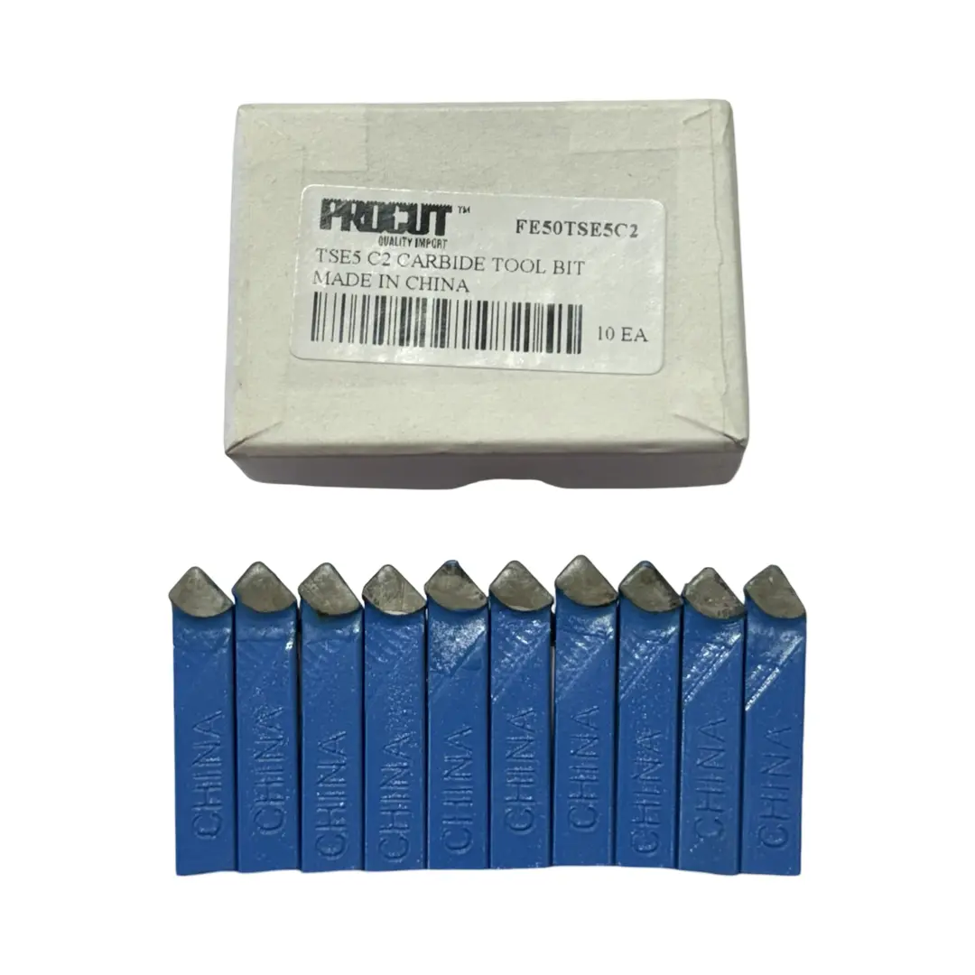 ProCut 5/16" x 5/16" 1-1/2" Carbide Tipped Tool Bits TSE5 C2 10 Pack