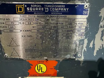 USED SIEMENS TRANSFORMER