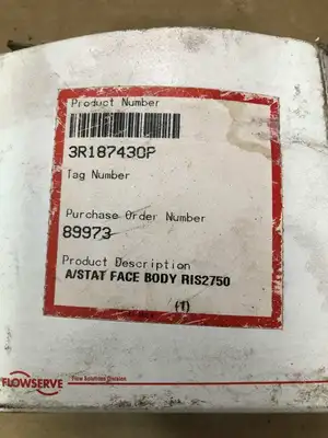 Flowserve 3R187430P Stator Face Assembly RIS2750 -NIB