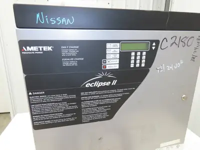 Ametek 500EC3-12S Eclipse II Forklift Battery Charger 24V 500Ah 240/480V 3Ph