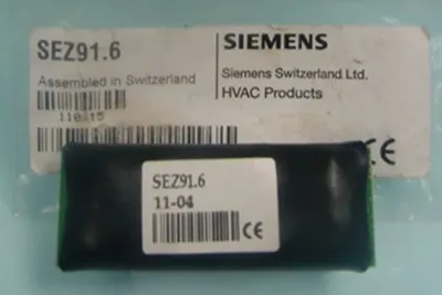 QTY. 1. SIEMENS SWITZERLAND LTD. HVAC PRODUCTS SEZ...