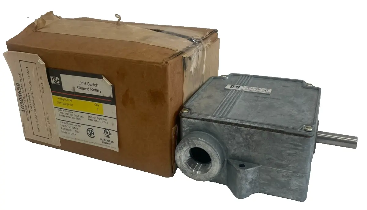 NEW PSC/GENERAL ELECTRIC CR115E424101 ROTARY GEARED LIMIT SWITCH