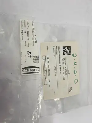 New | in-Stock Schmalz Flat Suction Cup (Round) PFG 8 HT1-60 N004 LOT OF 19 Parts (Hydraulics and Pneumatics) Michigan US | Maverick Industrial Sales #1463019