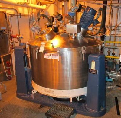 (4) Ferrum DSZ-URF 1250/630 perforate basket centrifuges, 316L SS.