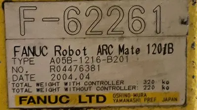 Used 2004 FANUC ARCMATE 120IB Robots Michigan US | RAB Industries, Inc. #184043