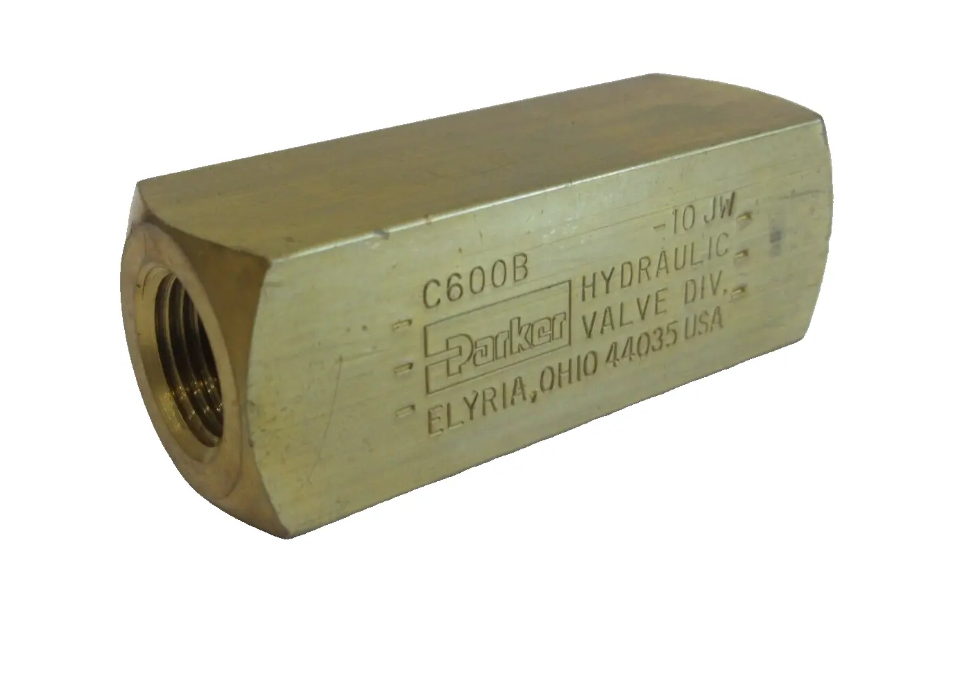 NEW PARKER C600B HYDRAULIC VALVE 2000PSI