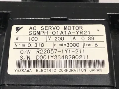 USED YASKAWA SGMPH-01A1A-YR21