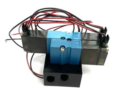 New | in-Stock MAC Valves Manifold Solenoid Valve Assembly, 3-Solenoid, 2-Valve Solenoid Valves Michigan US | Maverick Industrial Sales #1401361