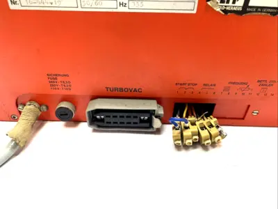 USED LEYBOLD TURBOTRONIK TURBOPUMP CONTROLLER 110/240VAC