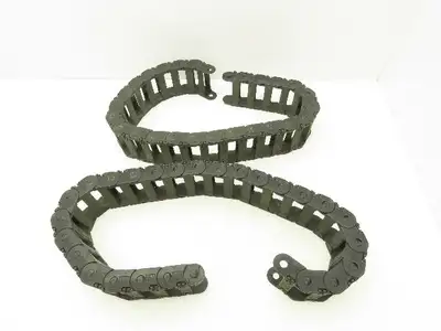 Tsubaki Energy Chain Cable Carrier 15/16 x 3 x 48" Length Lot of 2