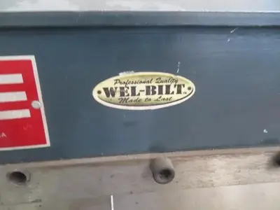 40" WELBILT HAND PRESS BRAKE & SHEET ROLLER: YOBRO #25208