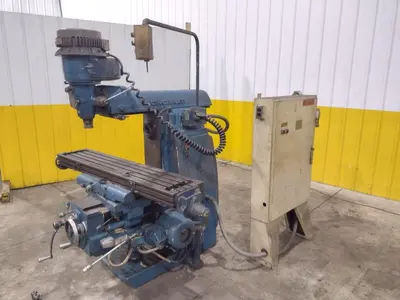 CINCINNATI HORIZONTAL MILL WITH BRIDGEPORT HEAD USED