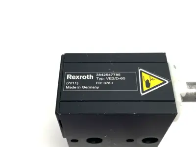 Used Bosch Rexroth Pneumatic Stop Gate Module VE2/D-60 NO HARDWARE Pneumatic Cylinders Michigan US | Maverick Industrial Sales #1454010