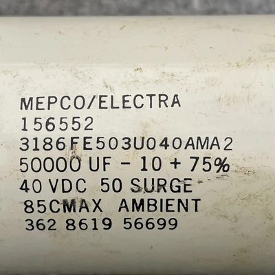 Used Mepco 3186FE503U040AMA2 Capacitors California US | Davliegogo LLC #1705956