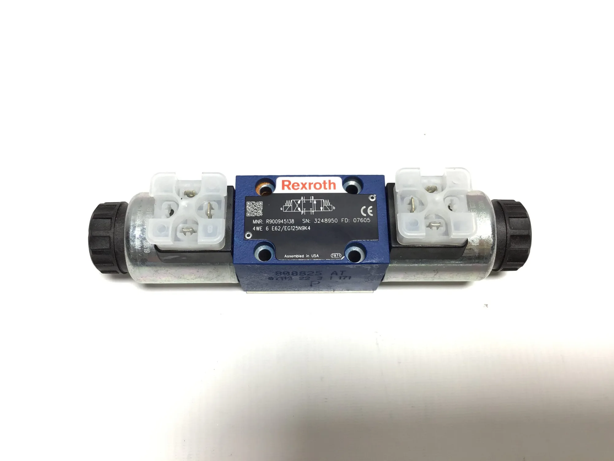 Rexroth 4WE 6 E62/EG125N9K4 Solenoid Hydraulic Valve R900945138