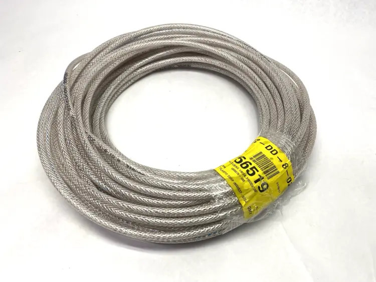 Used NYLOBRADE PVC TUBING 1/8" ID X .315" OD SHELFWARE CUT TO 50' Hoses | Maverick Industrial Sales #1099302