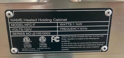 171-0084 Half Size Insulated Heated Holding/Proofing Cabinet