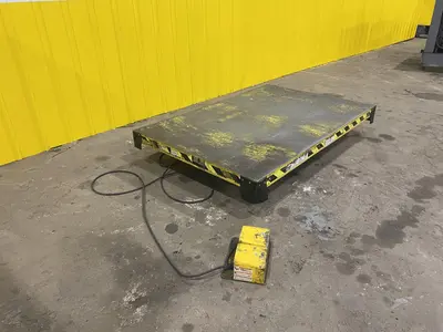 6,000 LB. MODEL LT3660, 48" X 72" TABLE ELECTRIC/HYDRAULIC SCISSOR LIFT TABLE: STOCK #19943