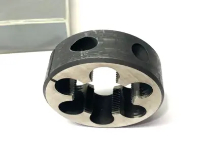 None | M39x1.5 HSS 6-Hole Round Thread Die - Used