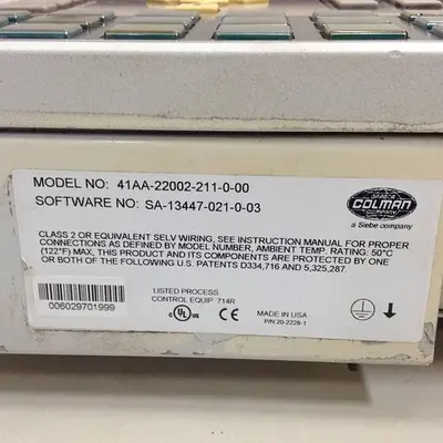 USED BARBER COLMAN 41AA-22002-211-0-00