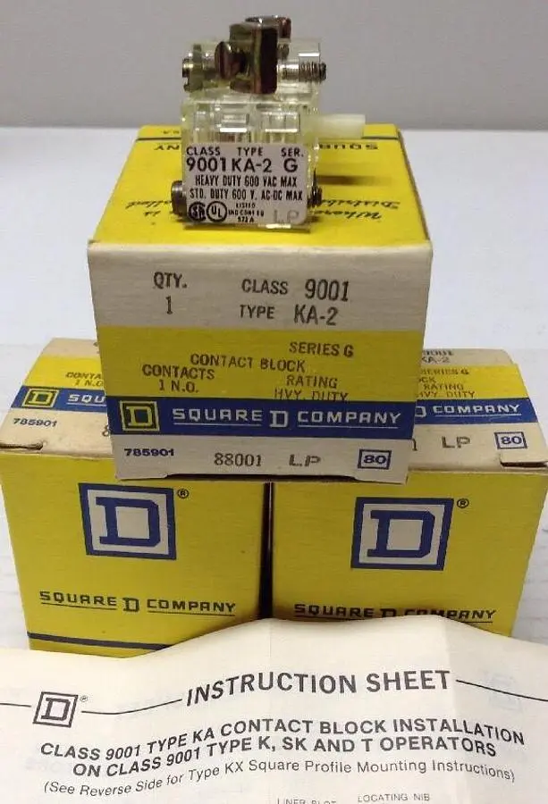 New | in-Stock SQUARE D KA-2 Miscellaneous Equipment (Electrical & Power) | Surplus Asset Holdings #1190135