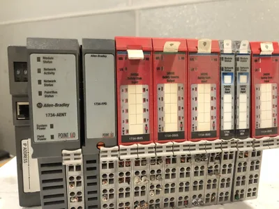 Allen Bradley 1734-AENT Point I/O 1734-FPO 3-1734-IB8S 1-1734-OB8S 2-1734-IB8