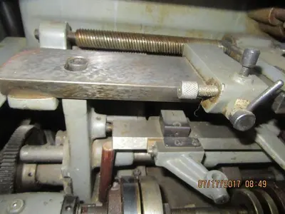 7853-385 R. Gudel Type 30, 6-Position Semi-Automatic Ring/Band Brocading/Copy Engraving Machine