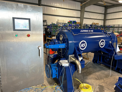 Pieralisi Jumbo 3 HS BD decanter centrifuge, SS.