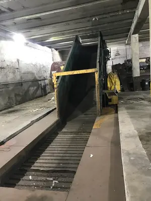 56” Wide Steel Belt Infeed Conveyor