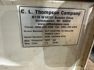 CONTINENTAL LPV-1B30-RF-0-2S 5HP HYDRAULIC SY