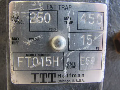 NEW ITT HOFFMAN FT015H STEAM TRAP