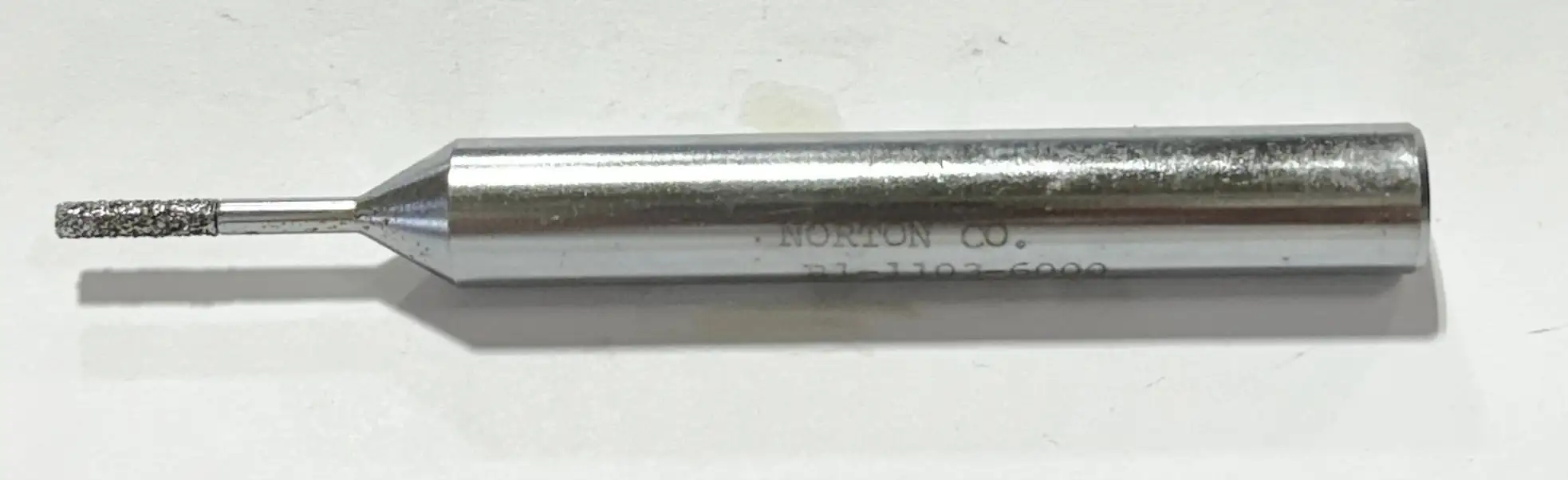 Norton 1/8" x 5/8" x 1/4" Diamond Coated Drill 40/50 Grit