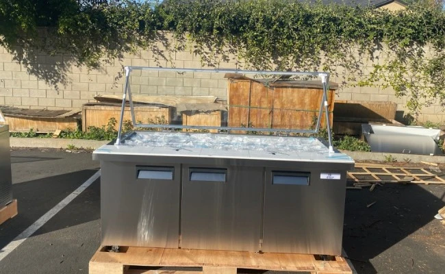 171-0231 72" Subway Self Contained Sandwich Prep Table Cooler