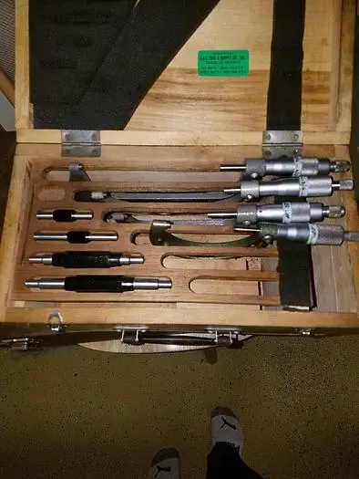 Set of 2'' to 6'' Micrometer Kit Mitutoyo and Other Brand