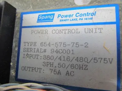 Used SPANG _UNKNOWN_ Miscellaneous MRO | Arrow Industrial #649187