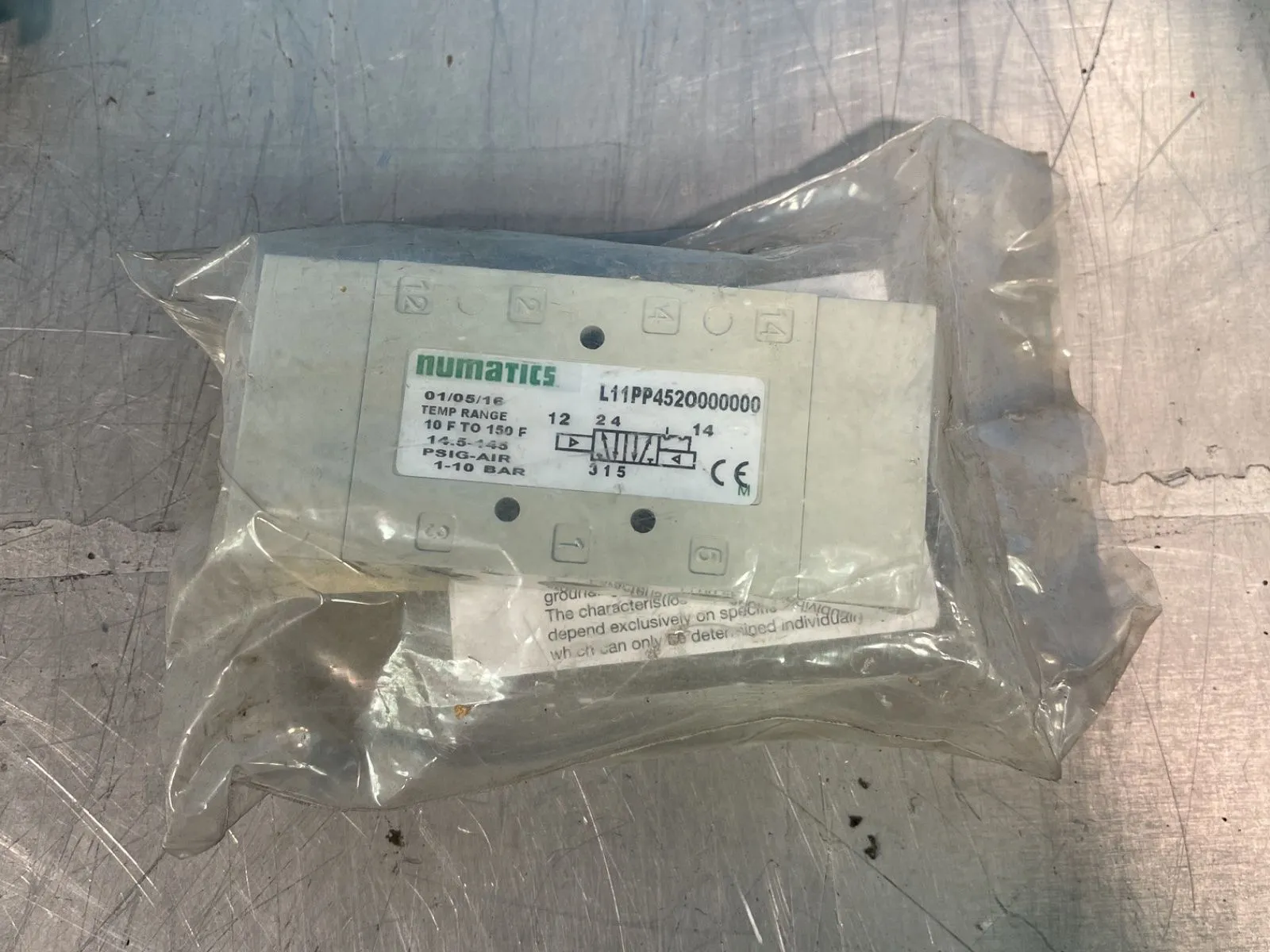 New | in-Stock 2016 NUMATICS L11PP452O000000 Solenoid Valves Ohio US | HGR 24 #1084779