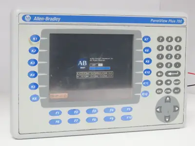 Allen Bradley 2711P-B7C4D8 PanelView Plus 700 Graphic Terminal Touch Screen 24V