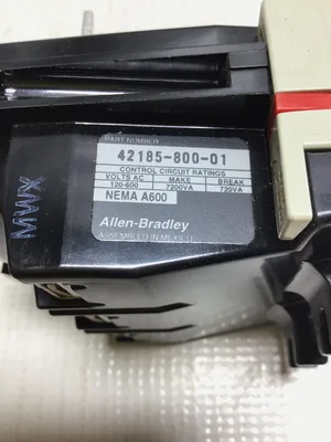 Allen-Bradley 42185-800-01 Overload Relay 3 Pole 120-600VAC Nema A600