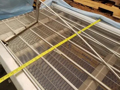 10' Wire Belt Inspection Conveyor