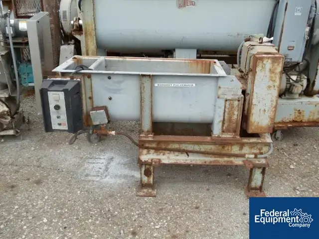Used The Bonnot Company 8" BONNOT TWIN SHAFT FEEDER, S/S, 2 HP Pug Mills Ohio US | Federal Equipment Company 7 #131120