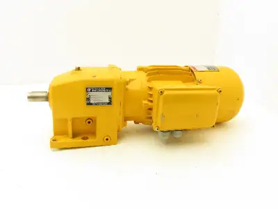 Nord SK02 VL71L/4BRE8WU Inline Gearmotor .25kW 230/460V 3PH 29.6:1 56rpm w/Brake