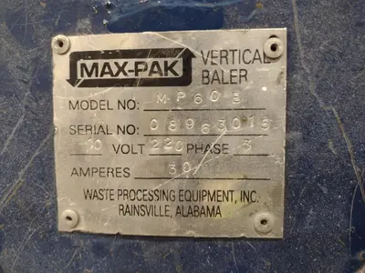 USED MAX-PAK M9-60-E
