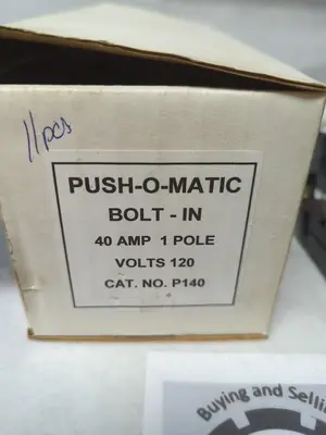 Used PUSHMATIC P140 Miscellaneous Equipment (Electrical & Power) | Surplus Asset Holdings #1198528