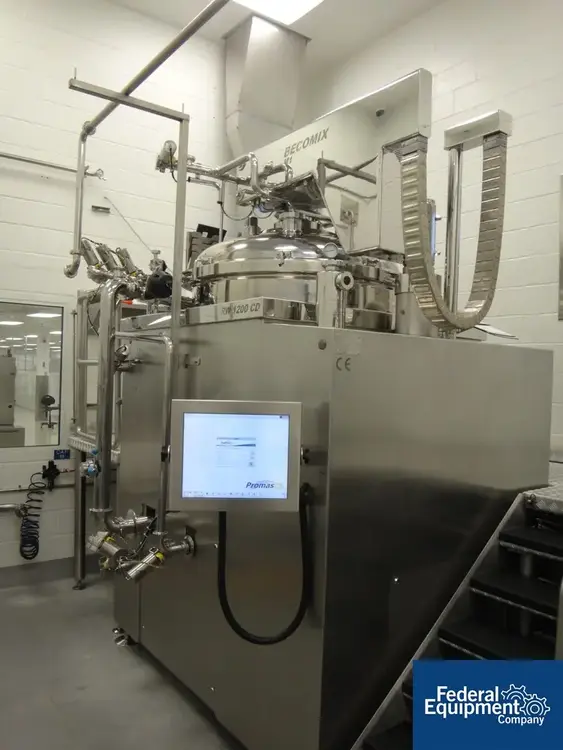 Used BECOMIX 1,200 Liter A Berents  Becomix Model RW 1200 CD + F1000 Mixers Ohio US | Federal Equipment Company #126521