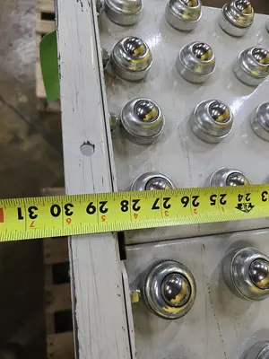 Used HYTROL ROLLER BALL TRANSFER  CONVEYOR Roller Conveyors Wisconsin US | Packer City Sales #1298047