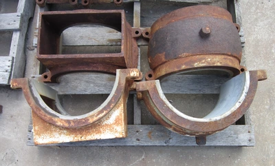 Babbitted Bearings.  12" diameter (Qty. 2)