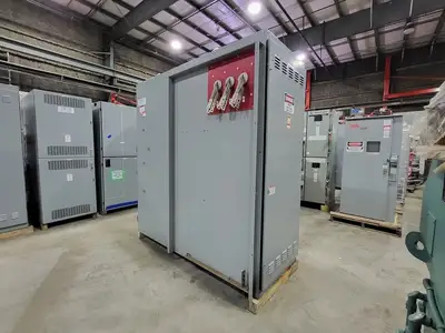 1200A 4160V Switchgear, Main Breaker & Tie Breaker w/ 2 Auxiliary Units