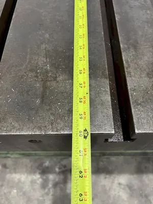 60" X 60" CINCINNATI GILBERT ROTARY TABLE W/ 60" POWER TRAVEL: STOCK #23585