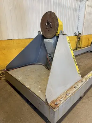 120" SWING X 208" LONG WELDING SYSTEMS HEADSTOCK & TAILSTOCK POWERED WELDING POSITIONER / PIPE ROLLER: YOBRO #23957