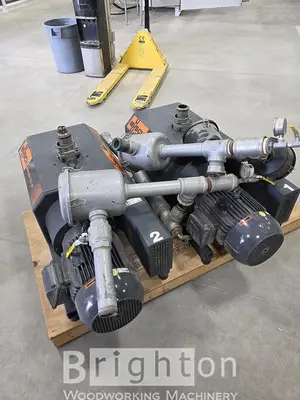 USED BUSCH MODEL MM1322AV VACUUM PUMPS (X2)